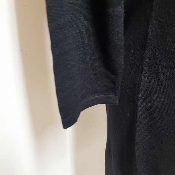 NEW! IMAN Jeweled Embellished "Touch of Cashmere" Sweater Tunic, Black - Picture 12 of 14